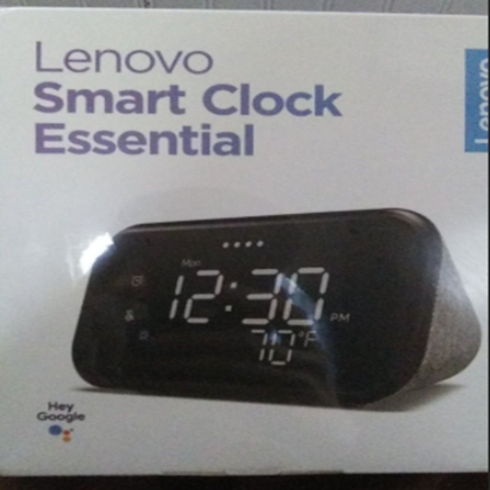 Lenovo Smart Clock Essential - Soft Touch Gray